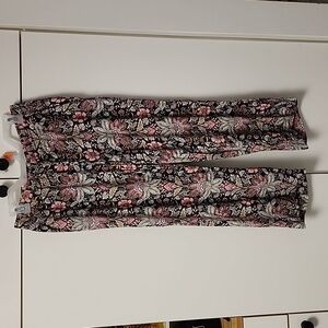 Loft preowned size small floral Comfy pants wide leg